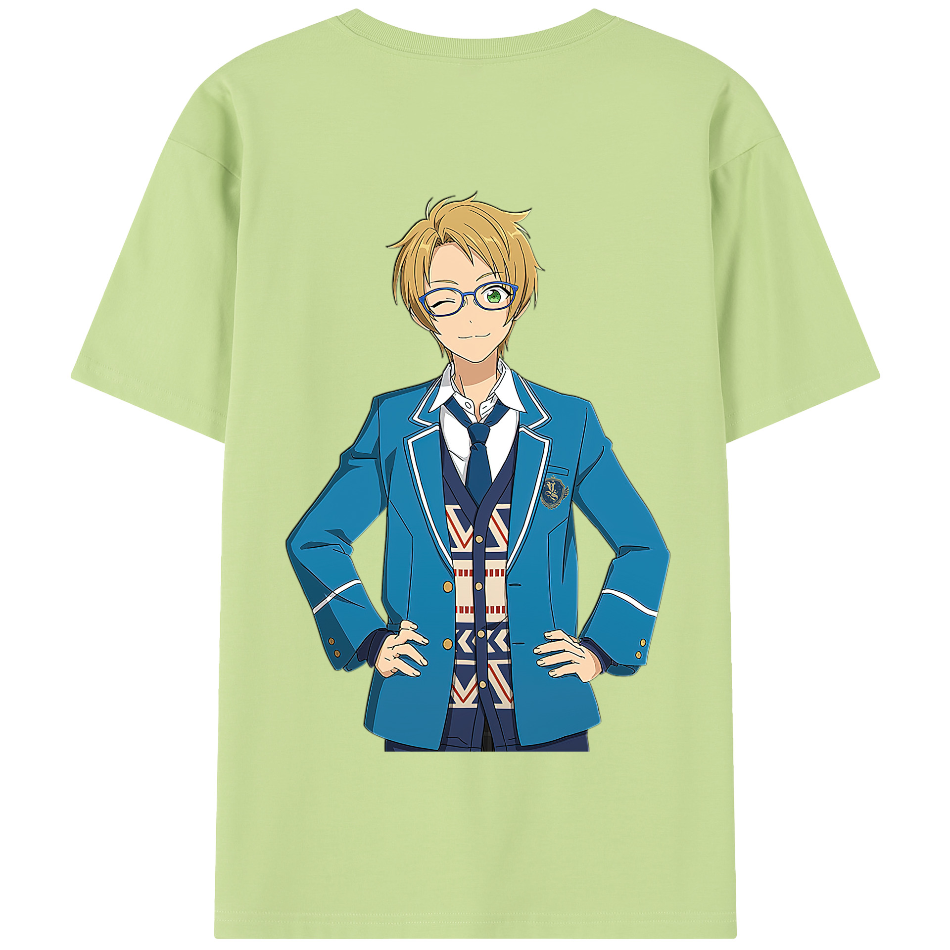 （画像用） あんさんぶるスターズ! Ensemble Stars 綿100％半袖Tシャツ（背面プリント）